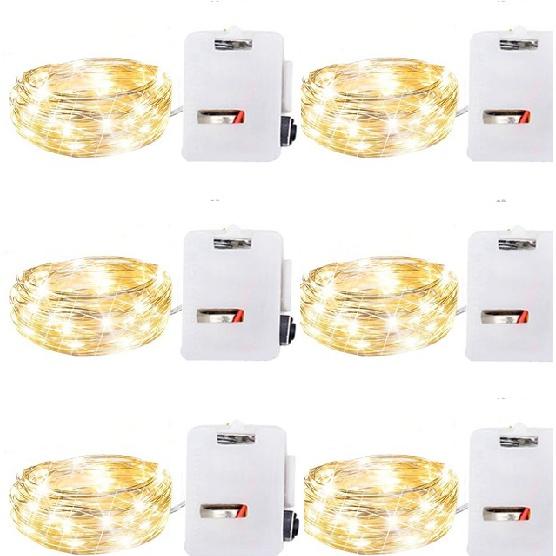 Led Fairy Lights Copper Wire String 1/2M Holiday Outdoor Lamp Garland Luces For Bedroom Garden Tree Wedding Party