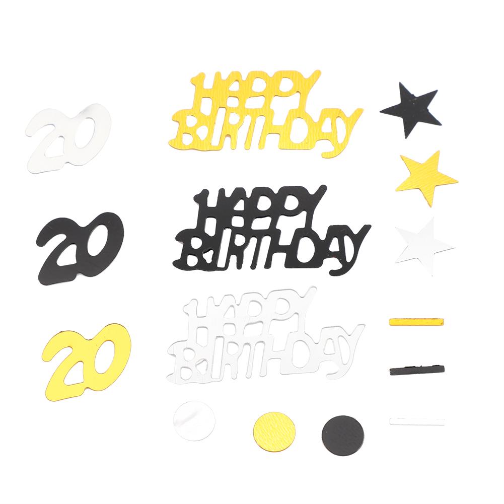 1500pcs Birthday Numbers Table Confetti Decoration Supplies for Birthday Anniversary Party (20)