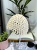 Handmade Hats Stacked Thin New Woven Hollow Retro Knitted Literary Bag Head Wool Hat Women