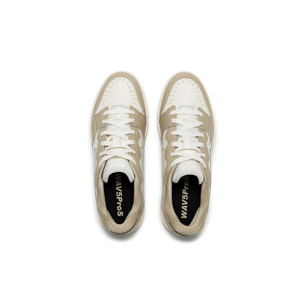Women's Sneakers Li-Ning Wave PROS Skate Shoes Women's Low-top Ecru/Plain Khaki