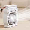 Misting Desktop Fan, Portable Cooling Fan with Water Spray, 450ml Tank ,Timer, Ambient Light, 3 Speed USB Rechargeable Mini Fan for Home Office Travel