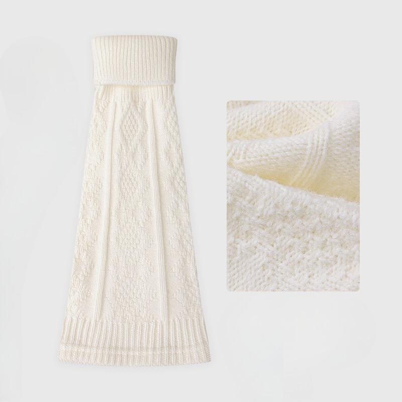 Knitted Socks for Women To Keep Warm and Versatile In Autumn and Winter. Pile-up Socks, Lolita Leg Covers, Diamond-shaped Socks