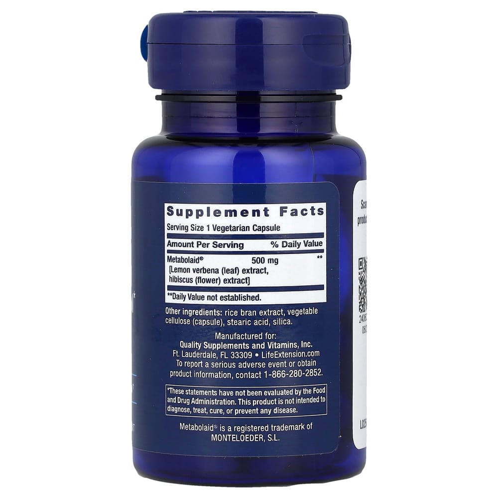 Life Extension Body Trim and Appetite Control Veggie Capsules, 30 Count