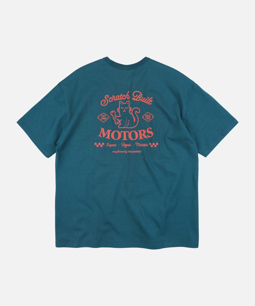 FRIZMWORKS Scratch Built Motors Half Tee _ Teal