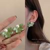 Korean Pearl Tassel Earrings with Silver Needle