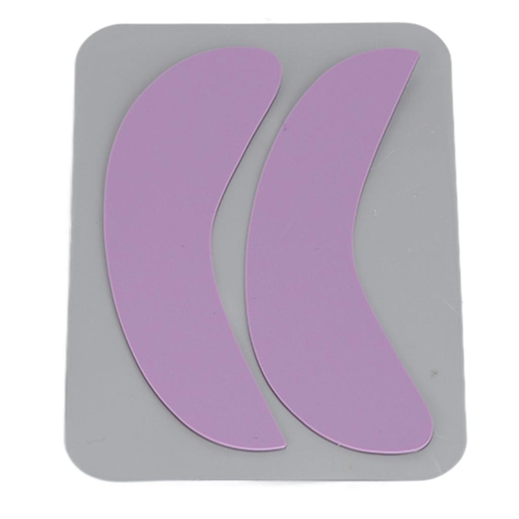 10 Pairs Eyelash Extension Under Eye Pads Half Moon Shaped Reusable Silicone Lash Grafting Eye Pads