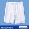 Boys' Summer Formal Suit: Black Trousers & Navy Blue Capris - British Style for Older Children