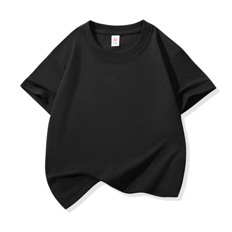 Customizable Kids' Summer Short Sleeve T-shirt with Logo Print