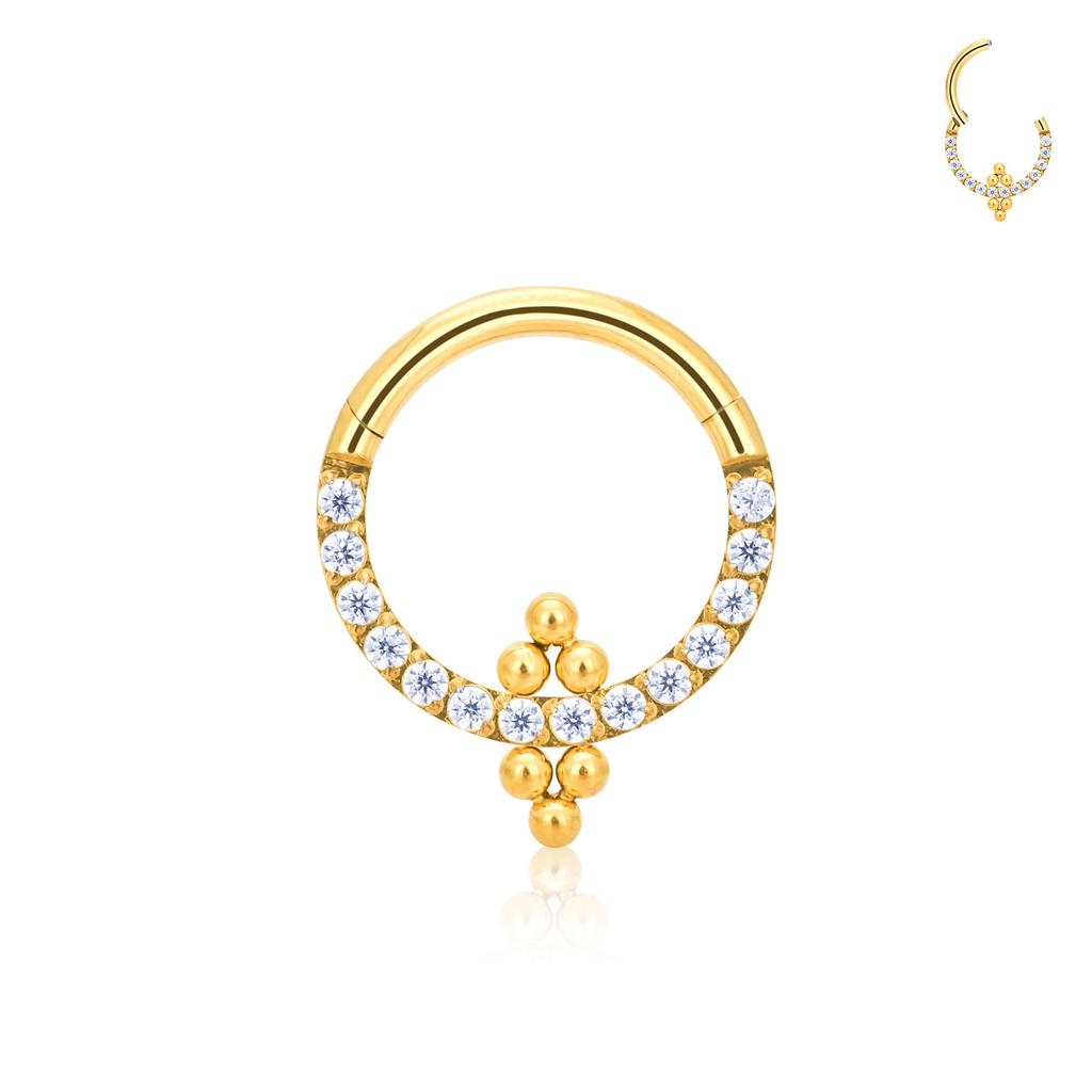 G23 Titanium Piercing Nose Ring Body Jewelry Hoop Earings ASTM F136 Cartilage Tragus Diaphragm Titanium Hing
