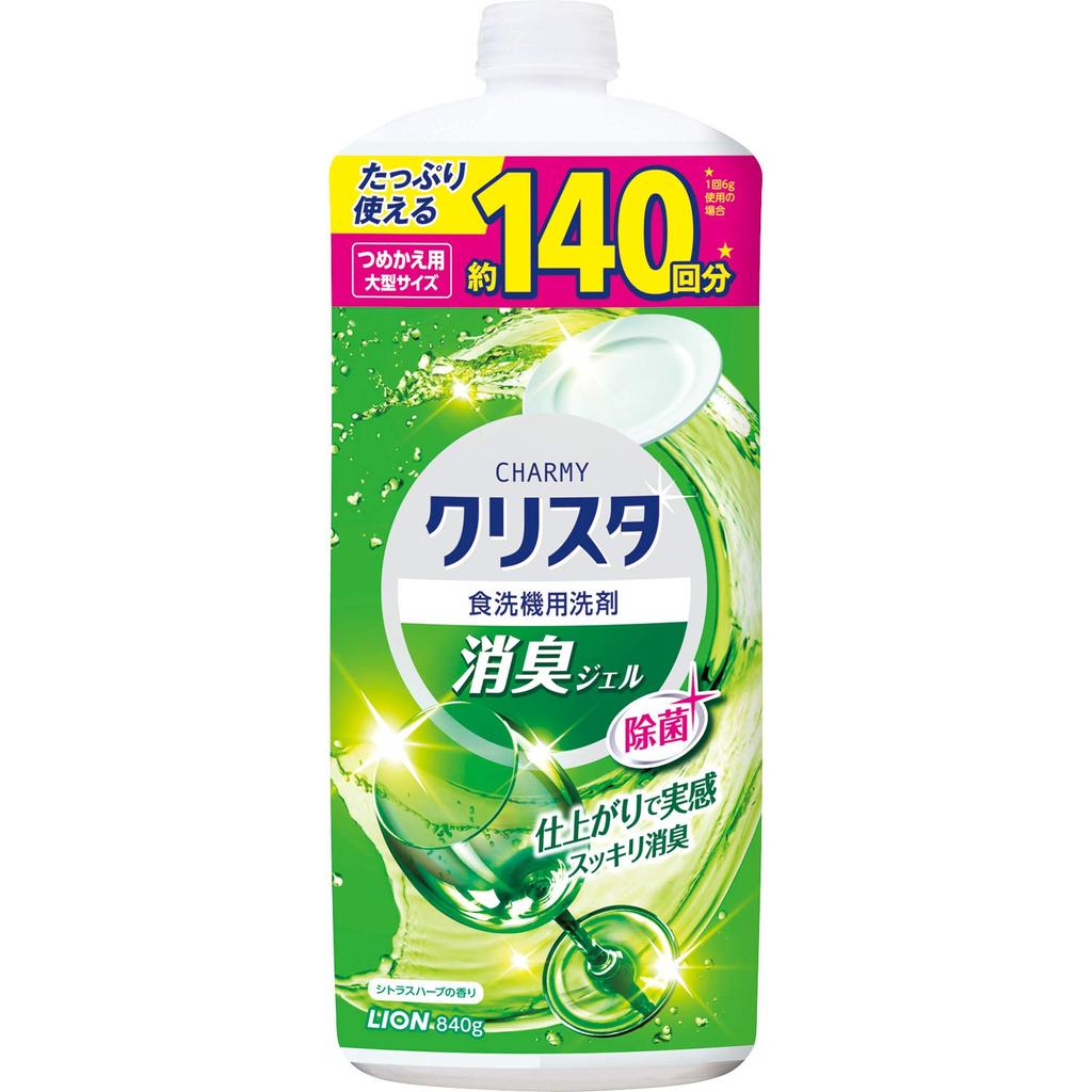Charmy Crysta Gel Charmy Crysta Deodorant Gel Dishwasher Detergent Refill 840g [Large Capacity]