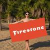F-FirestoneS Motorcycle Microfiber Beach Towel Absorbent Quick Dry Soft Yoga Swimming Resort Mountain Climbing Towel