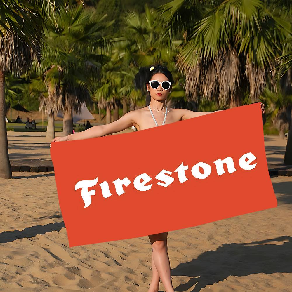 F-FirestoneS Motorcycle Microfiber Beach Towel Absorbent Quick Dry Soft Yoga Swimming Resort Mountain Climbing Towel