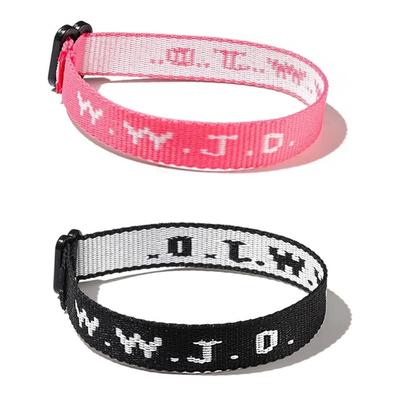 Adjustable Bracelets What Would Jesuss Do Wristbands Religious Christian WWJD Bracelets for Women Men Woven Bracelets