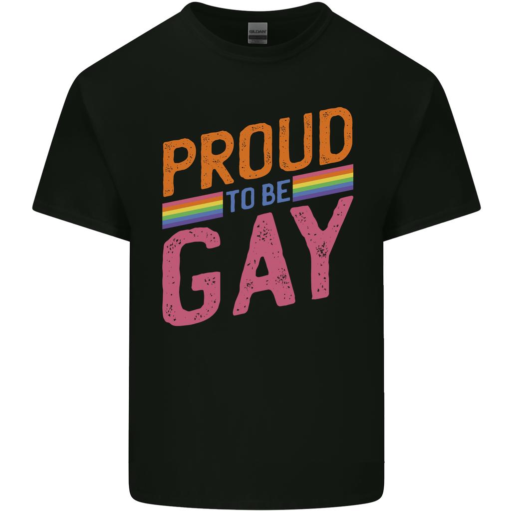 LGBT Pride Awareness Proud To Be Gay Unisexs Light Cotton TShirt