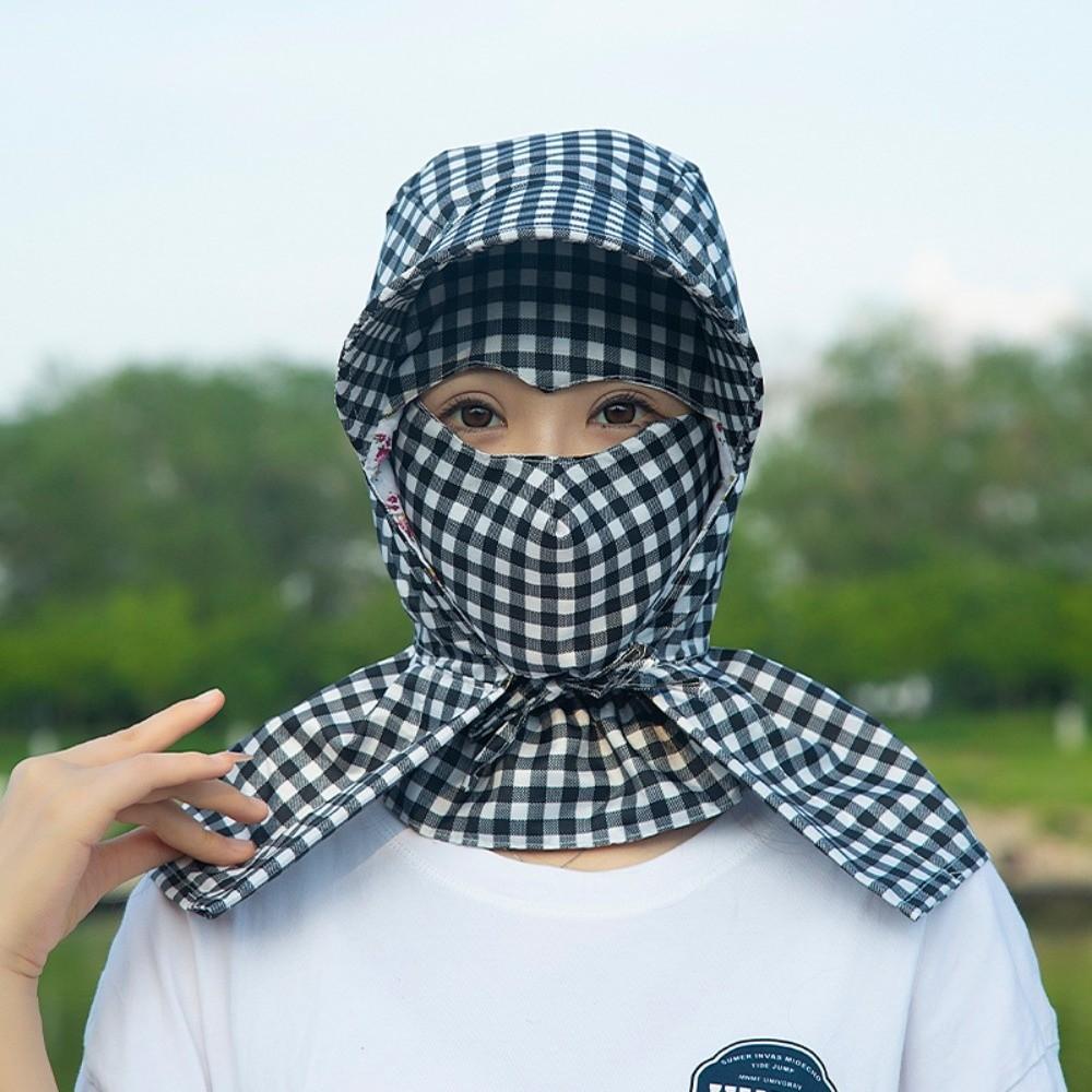 

Wide Brim Tea Picking Cap Neck Cover Fisherman Hat New Sun Hat Face Protection A
