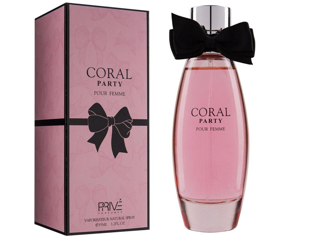Coral Party Pour Femme Prive Parfums Perfumed Water for Women 95ml. 3.2 FL.OZ