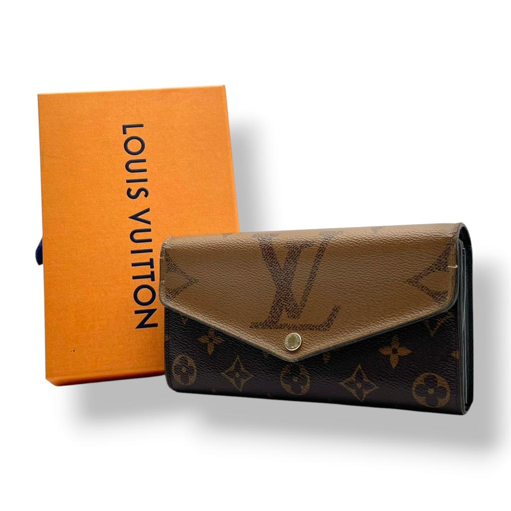 Used LOUIS VUITTON Purse Monogram reverse Portefeuille SaraPurse Brown PVC/leather Women