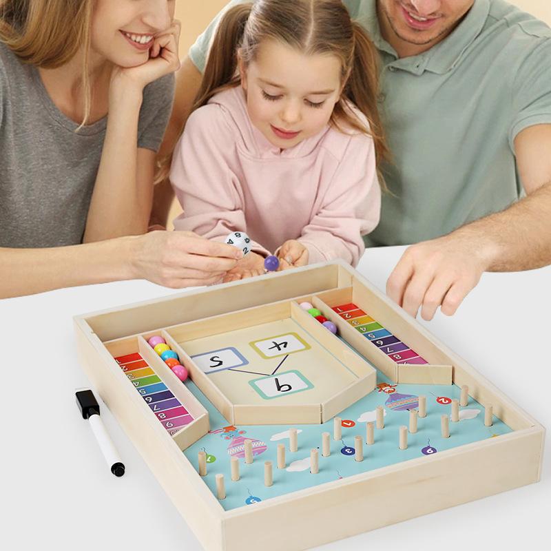 Children'S Fun Number Decomposition Ball Game Baby Arithmetic Training Early Education Puzzle Wooden Toy