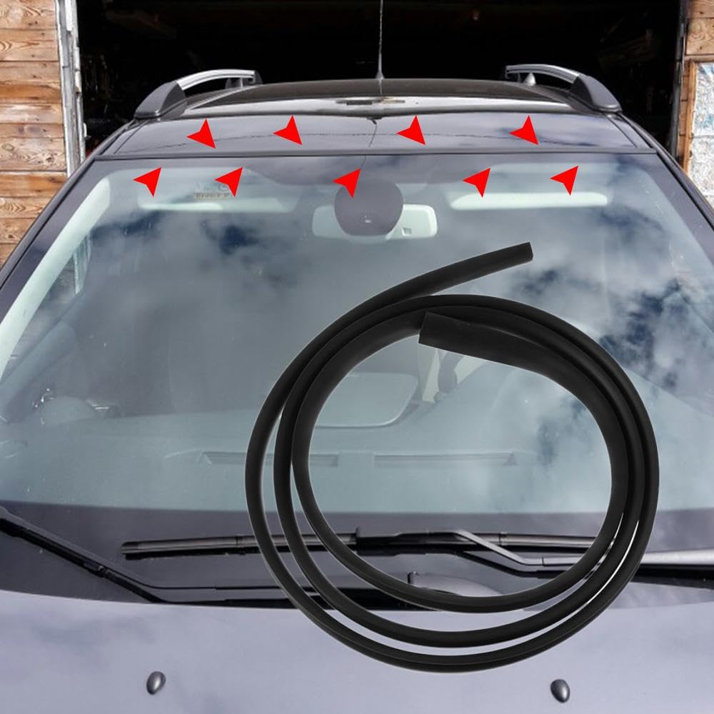 Car Aging Rubber Seal Sealed Trim Molding Strip Under Windshield Panel