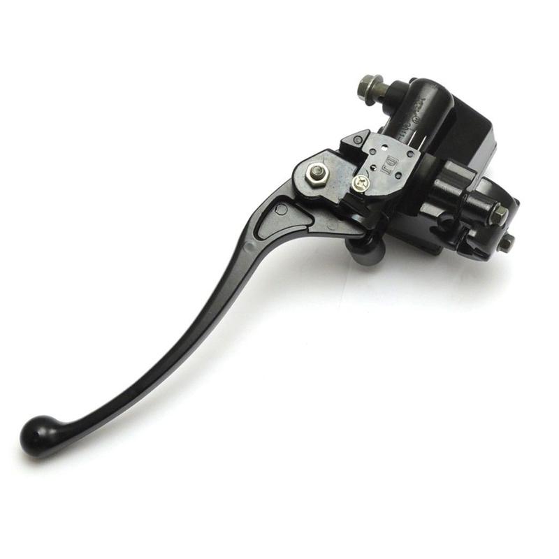 Motorcycle Front Brake Lever Master Cylinder Pump Lever Right 22mm 7/8" Side Banjo Bolt for Honda Suzuki Benelli DUCATI