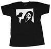 Scream New Adult Tshirt  Negative Space Ghostface Image