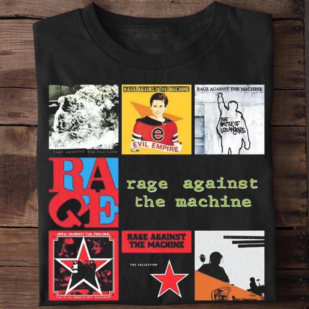 

RAGE AGAINST THE MACHINE album Short Sleeve Unisex T-Shirt All Size BM972 Unisex T-Shirt L