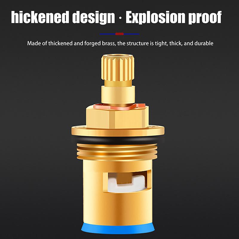 1/2 ks ve směru nebo proti směru hodinových ručiček univerzální náhradní kohoutkové ventily mosazná keramická disková kartuše vnitřní kohoutkový ventil pro koupelnu