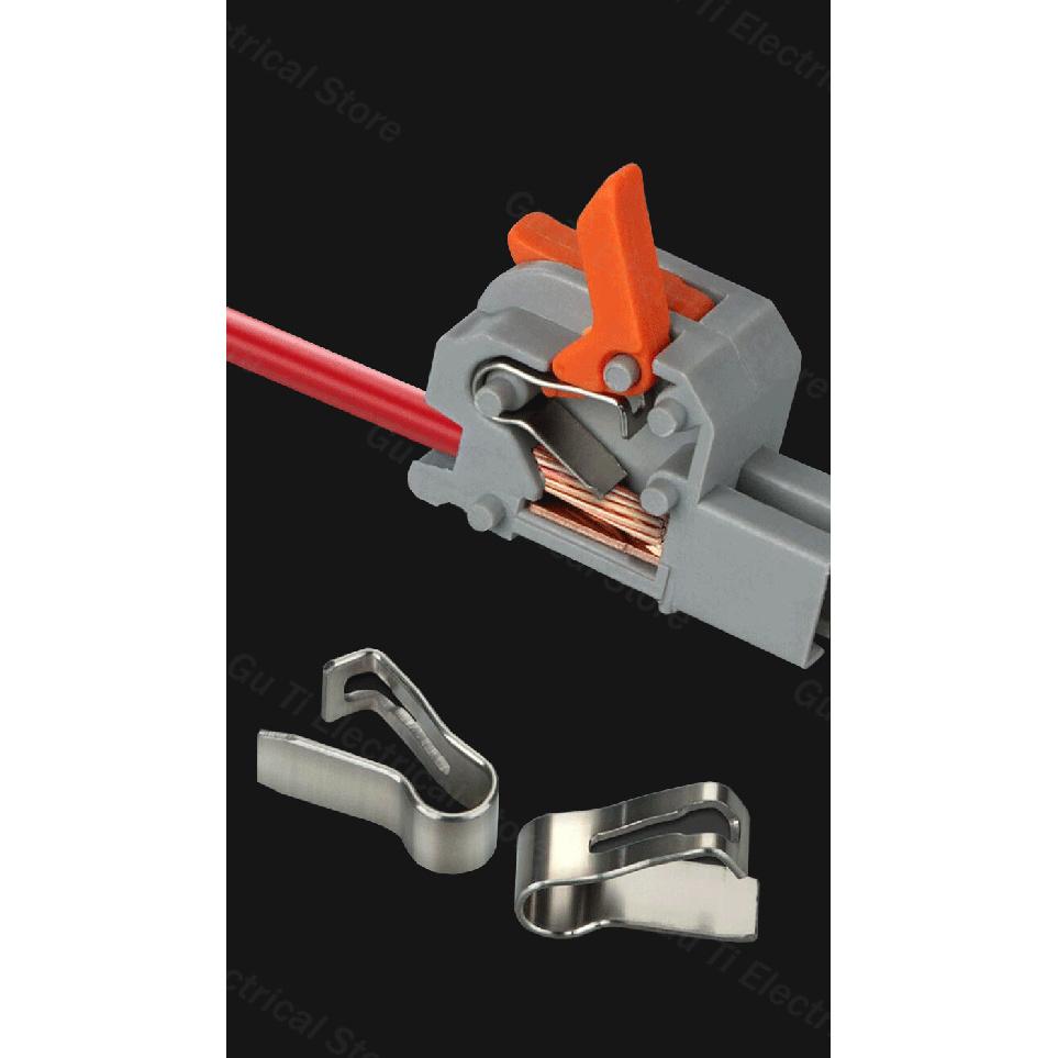Male Female Docking Mini Quick Wire Connector Universal Compact Electrical Wiring Connectors Push-in Conductor Terminal Block Plug Connectors 4