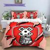 Rotherham United Badge Pattern Bedding Home Decoration Birthday Gift (1 * Duvet Cover + 2 * Pillowcase, Without Core)