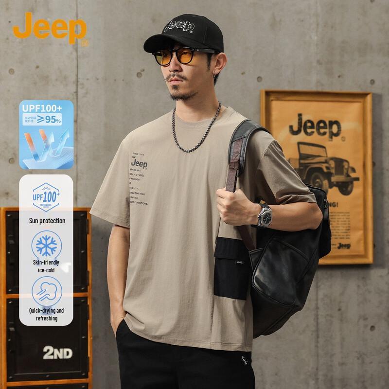 JEEP Men s Outdoor Casual Sun Protection T-Shirt 3XL