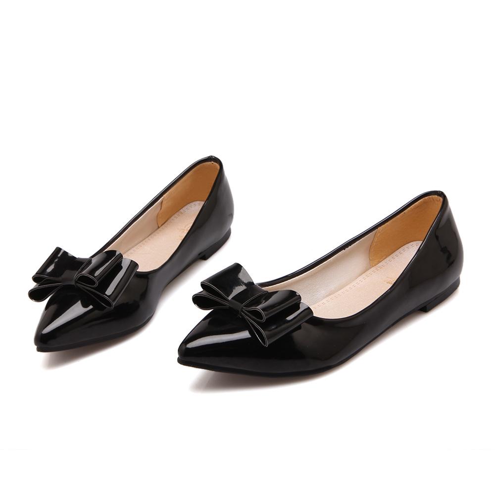 

Модные туфли-лоферы женские балетки весна осень женские балетки с острым носком однотонные красные бежевые повседневные туфли на плоской подошве большой размер 48 48 чёрный