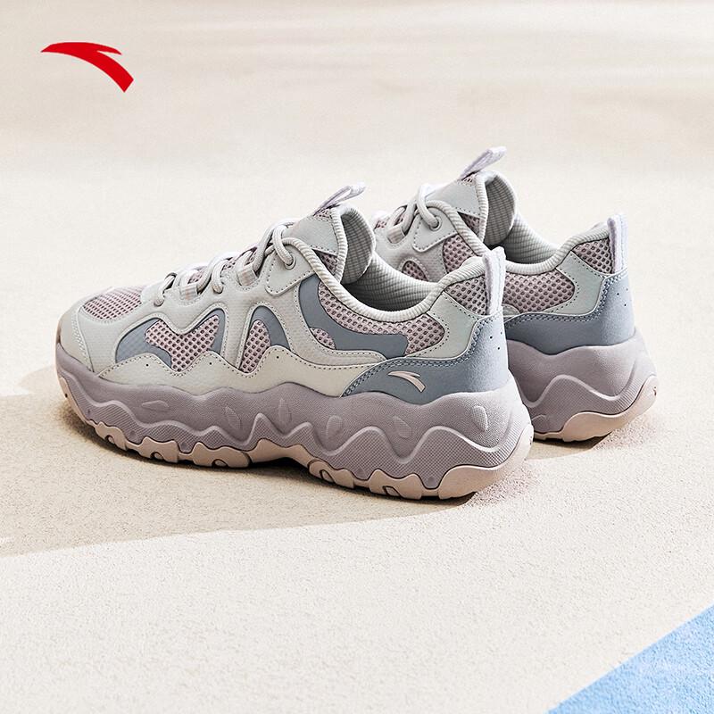 Anta Women s Retro Mesh Breathable Chunky Sneakers 36.5