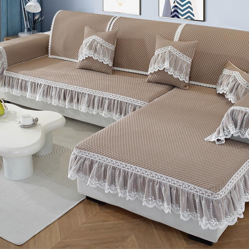 Neues Sofakissen, Cool Bean-Sofabezug, rutschfestes und einfaches universelles Sitzkissen, atmungsaktiver Sommer-Sofabezug aus Stoffhandtuch