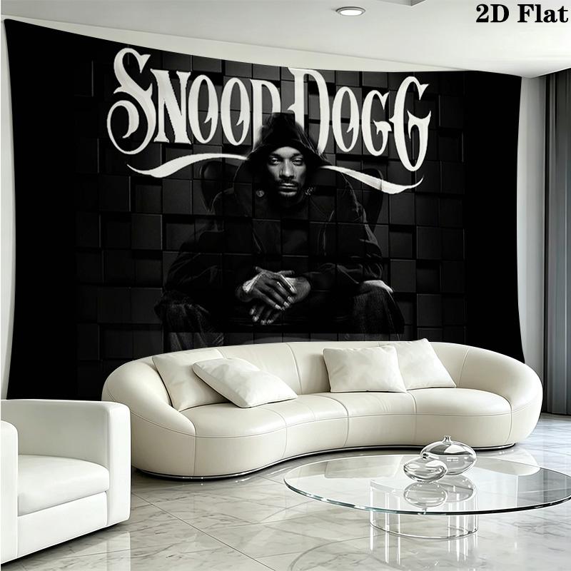Snoop Dogg Wall Tapestry Aesthetic Wall Hanging Printed Fabric Blanket Decorative Tapestries for Bedroom Living Room Home Decor