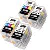 LAIPENG Compatible Ink Cartridges for Canon X Total of Compatible with PIXUS TS3530 Includes Canon Replacement 365XL Pigment Black and 366XL Dye Color