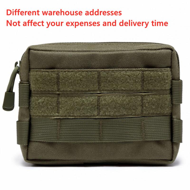 Military Molle Pouch Tactical Belt Waist Bag Outdoor Sport Waterproof Phone Bag Cycling EDC Tool Pocket Hunting Fanny Pack