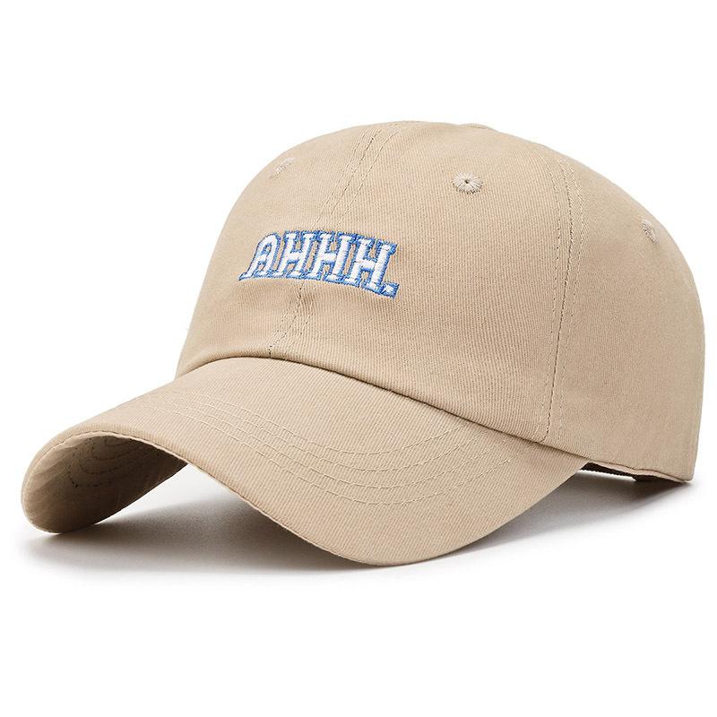 Ahhh Letter Embroidery Baseball Cap Cotton Hat Sun Protection Breathable Gift