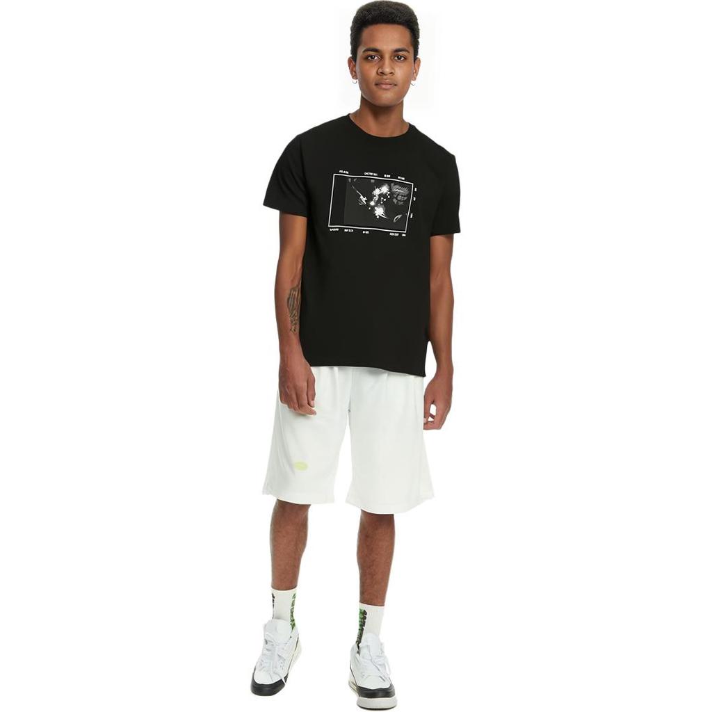 HUGO BOSS T-Shirts Men's Black Crew Neck Moderate Straight Fit 50485064-001