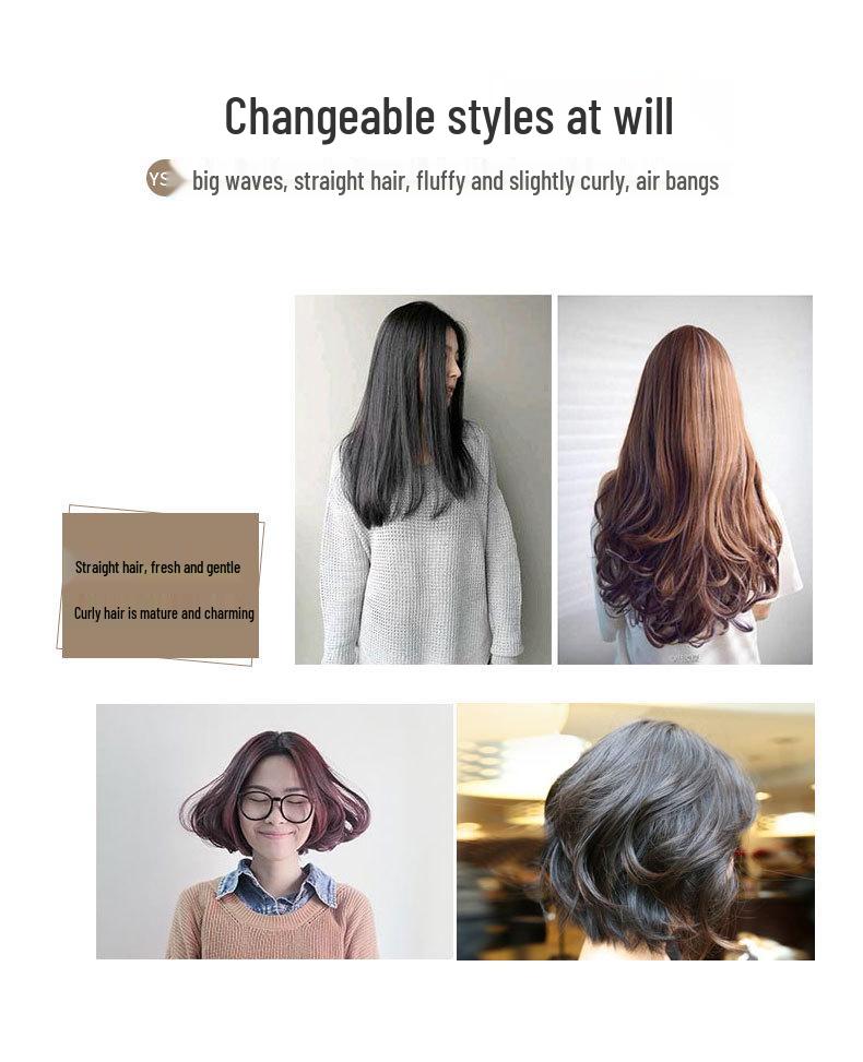 3-in-1 Hair Styler: Straightener, Curler, and Corn Straightener with Interchangeable Plates