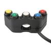 Motorcycle Handlebars Control Switch 5 In 1 Multi Function Headlight Turn Light Horn Switch for 2.2cm Handlebars