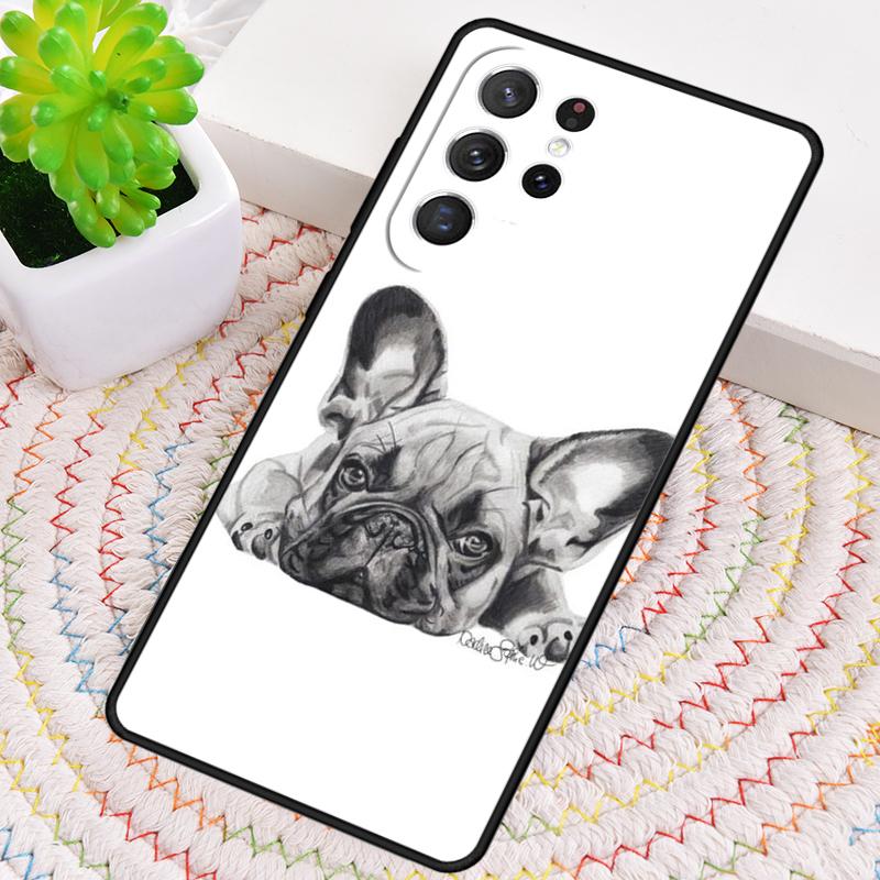 French Bulldog Soft Phone Case for Samsung Galaxy Note 10 Pro S26 Ultra S23 S24 FE S25 S21 S22 PLUS Shockproof Cove