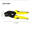 Durable Ratchet Crimping Pliers 0.14-1.5mm² - Multi-functional Terminal Tool, Insulated & Labor-Saving