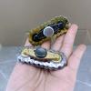 Alloy Spinning Gear Fidget Spinner, Bicycle Chain Design Metal Toy, Perfect for Office Desk, Father's Day Gift