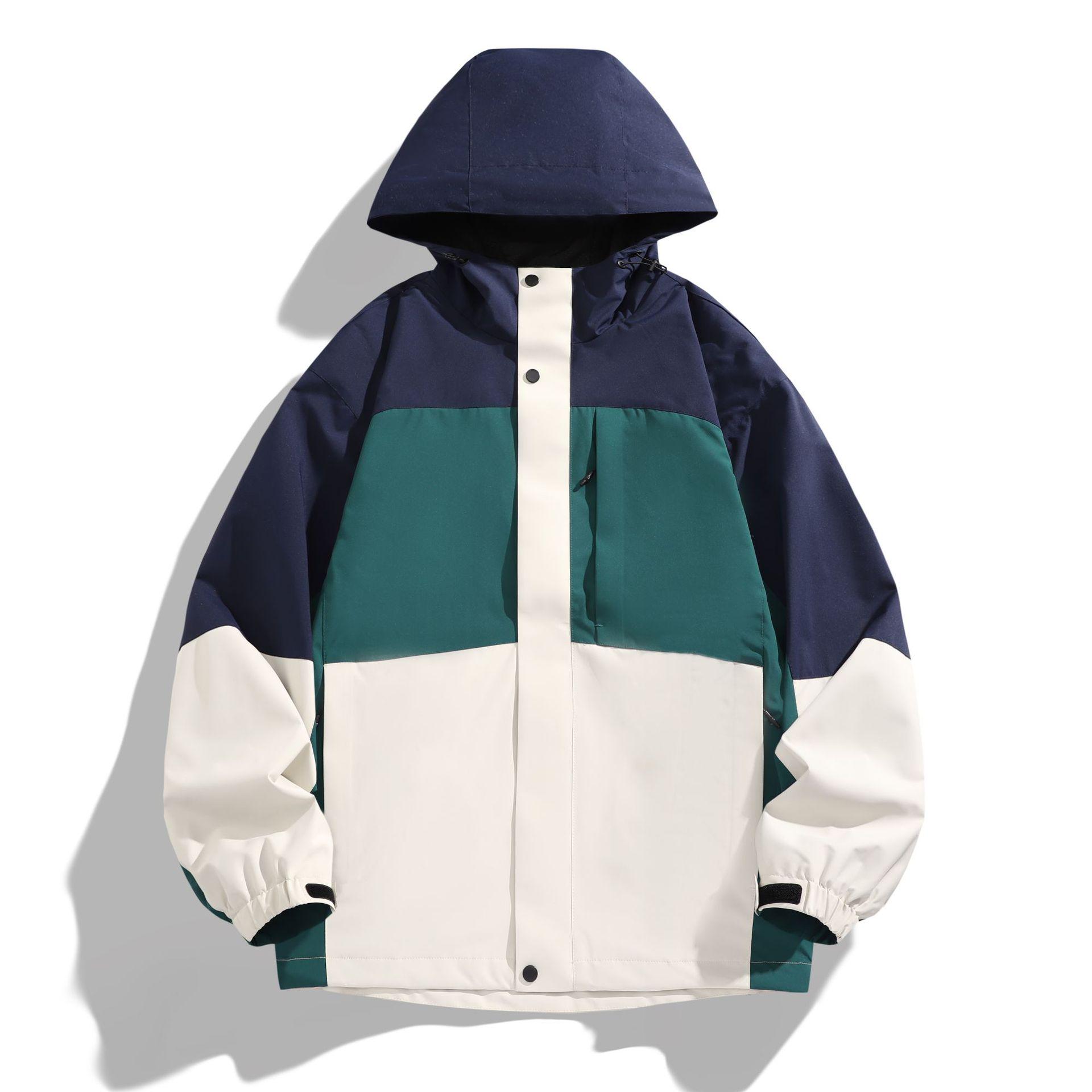 

Windproof Waterproof 3-in-1 Detachable Fleece-Lined Winter Mountaineering Jacket 2XL