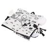 Early Education Toys Black and White Puzzle Tail Cloth Book