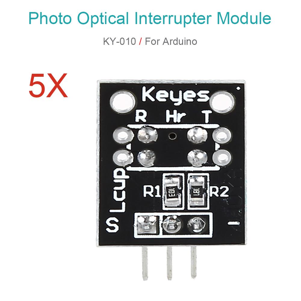 Buy KY010 Photo Interrupter Module Opto Sensor Optical Board 5pcs For