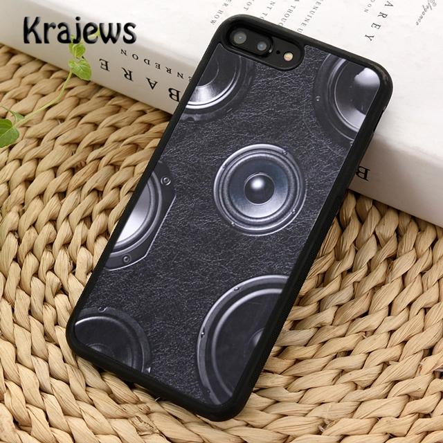 Krajews Massive Music Speakers Phone Case Cover For IPhone 18 17 Air 16 15 14 plus 11 12 13 pro max coque Shell Fundas