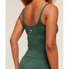 Gymshark Vital Tank With Shelf Obsidian Green Marl B4c6d Ebdk