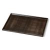 Wooden Roughly with Mugwort Made In Japan J-Kitchens Tray, 42cm, Carved, Lacquer,