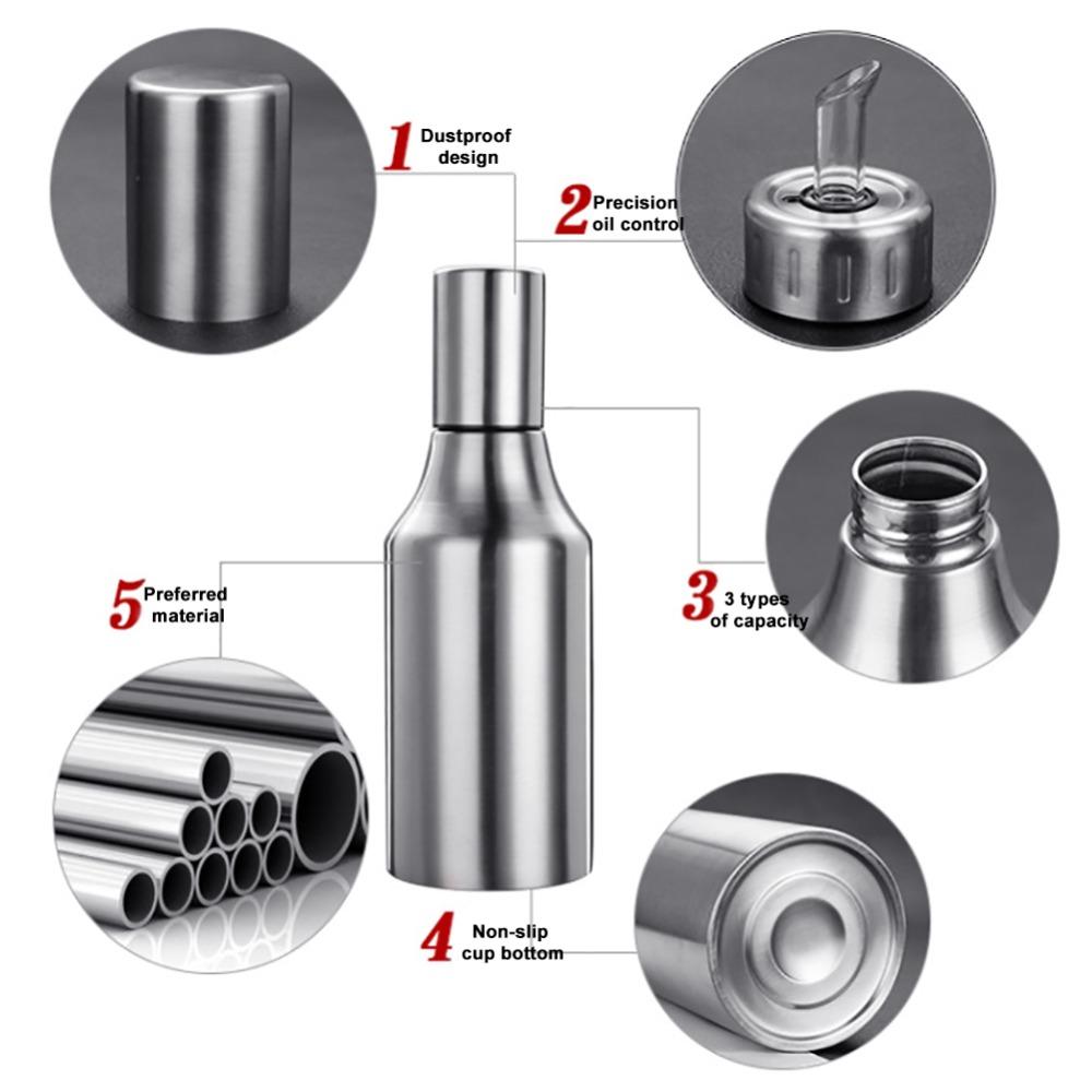 Portable Olive Soy Sauce Anti Spill Oil Bottle Storage Bottle Kitchen Accessories Oil Dispenser